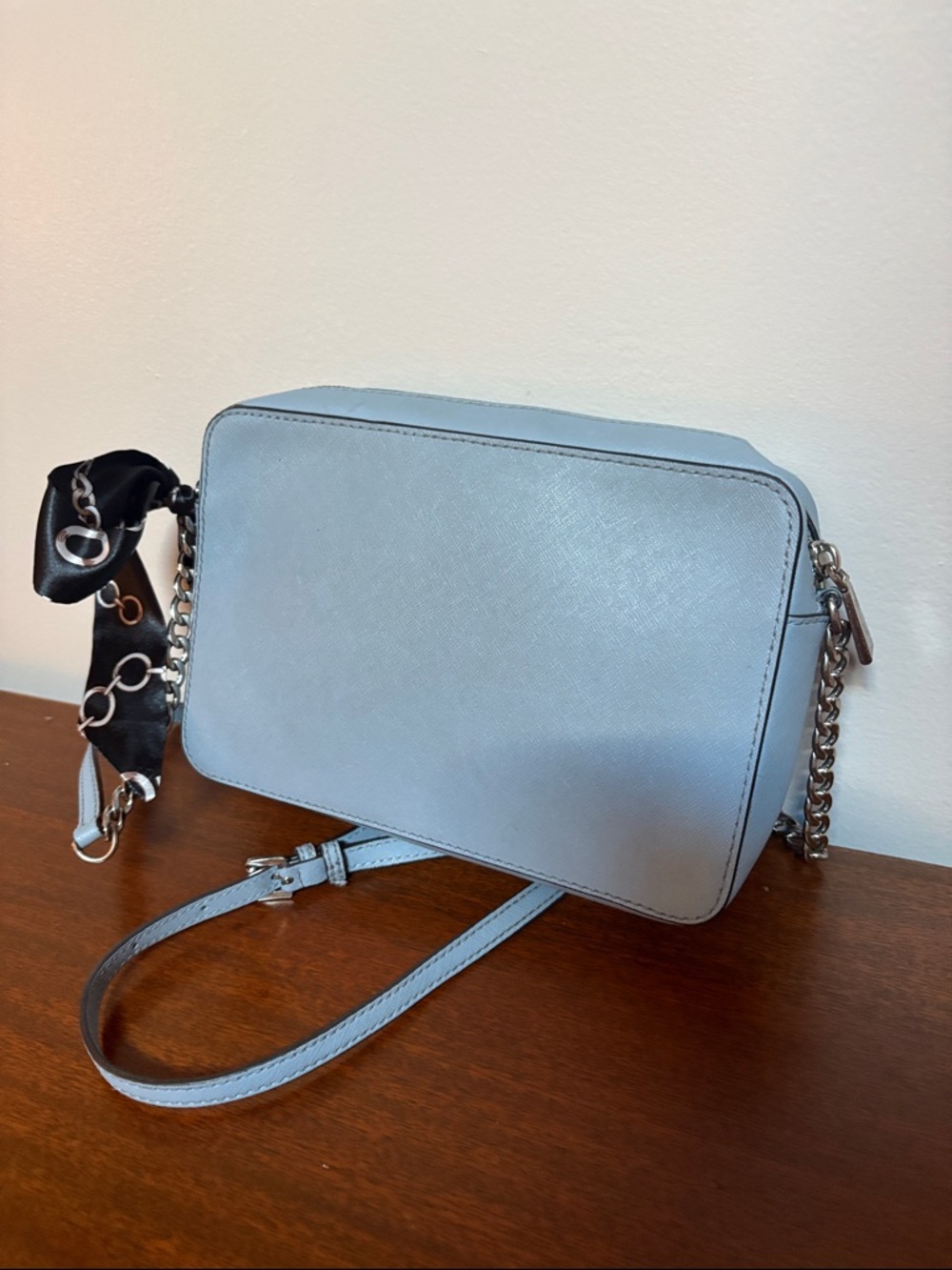 Michael Kors Powder Blue Crossbody Bag - Picture 5 of 8